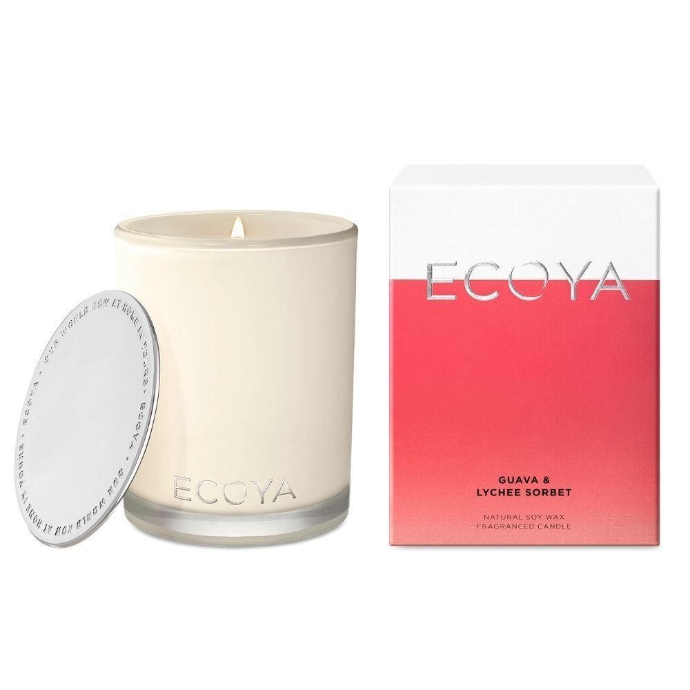 Ecoya Guava & Lychee Sorbet Madison Candle and Diffuser Set