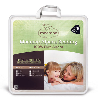 Moemoe 100% Pure Alpaca Duvet Inner - 450gsm Queen