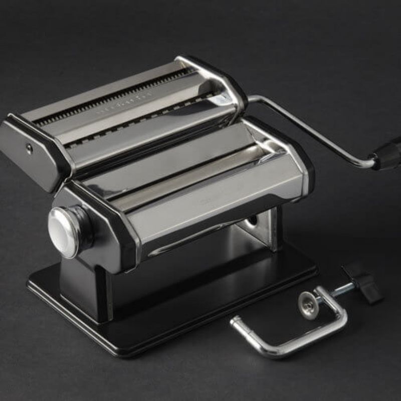 MasterPro  Extra Wide Pasta Machine Stainless Steel/Black 25X25X18CM