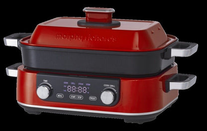 Morphy Richards Digital Multifunction Pot - Red