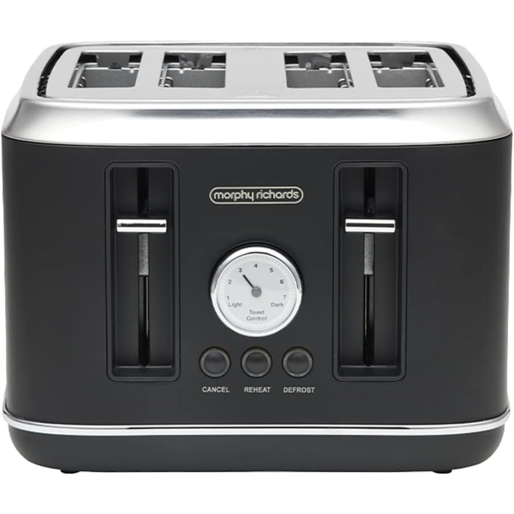 Morphy Richards Boutique 4 Slice Toaster - Black