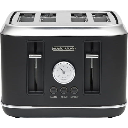 Morphy Richards Boutique 4 Slice Toaster - Black