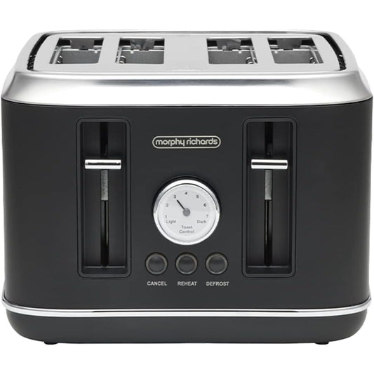 Morphy Richards Boutique 4 Slice Toaster - Black