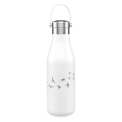 O'Helo White Bottle With Etched Swallows 500ml