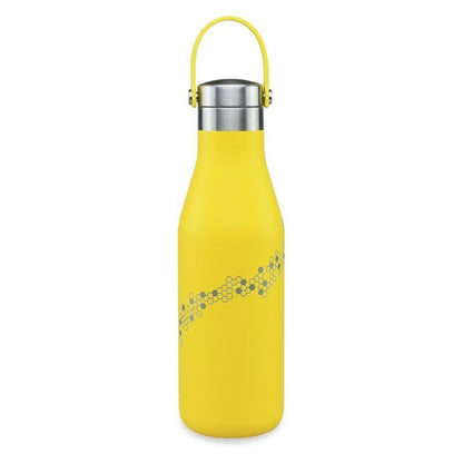 O'Helo Yellow Bottle With Etched Bees 500ml