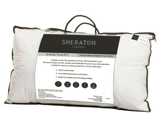 Sheraton Sanctuary Down Alternative Pillow 750 gram fill - White