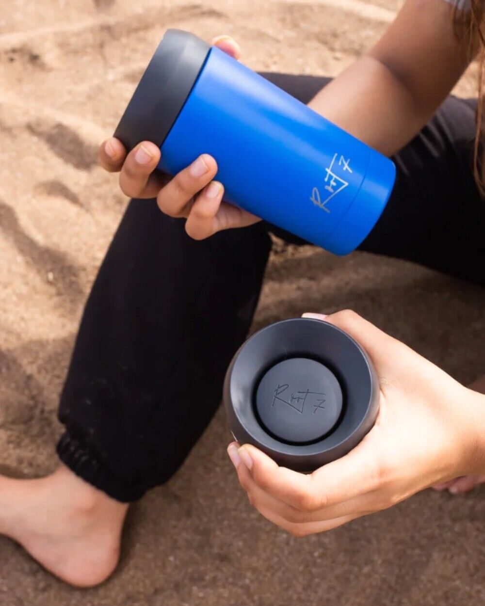 Root7 360ml Travel Cup - Boldly Blue