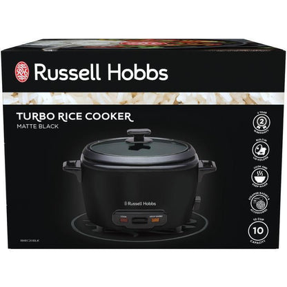 Russell Hobbs Turbo Rice Cooker - Matt Black RHRC20BLK