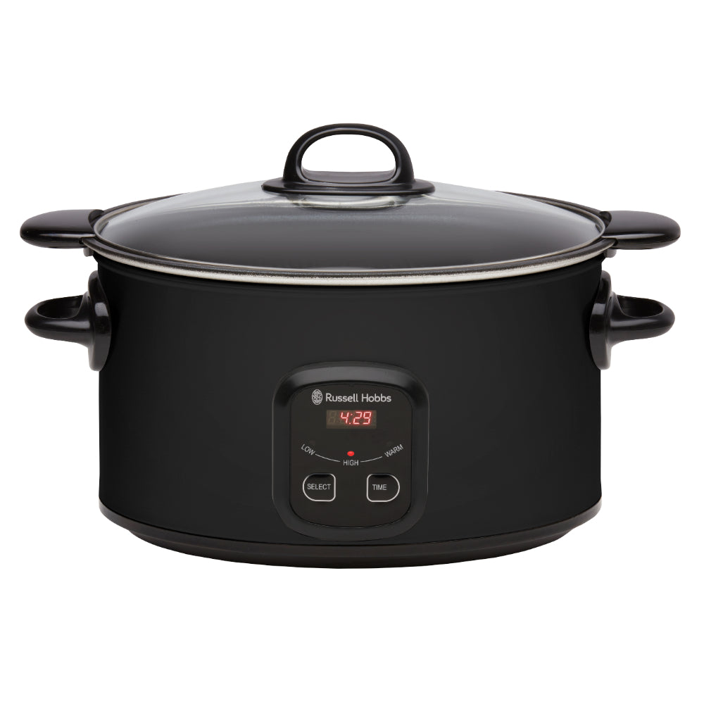 Russell Hobbs 6L Family Searing Slow Cooker 3 Heat Settings RHSC650BLK