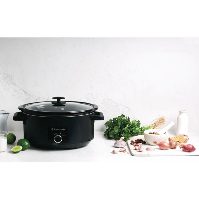 Russell Hobbs 7L Slow Cooker - Matte Black 7L RHSC7