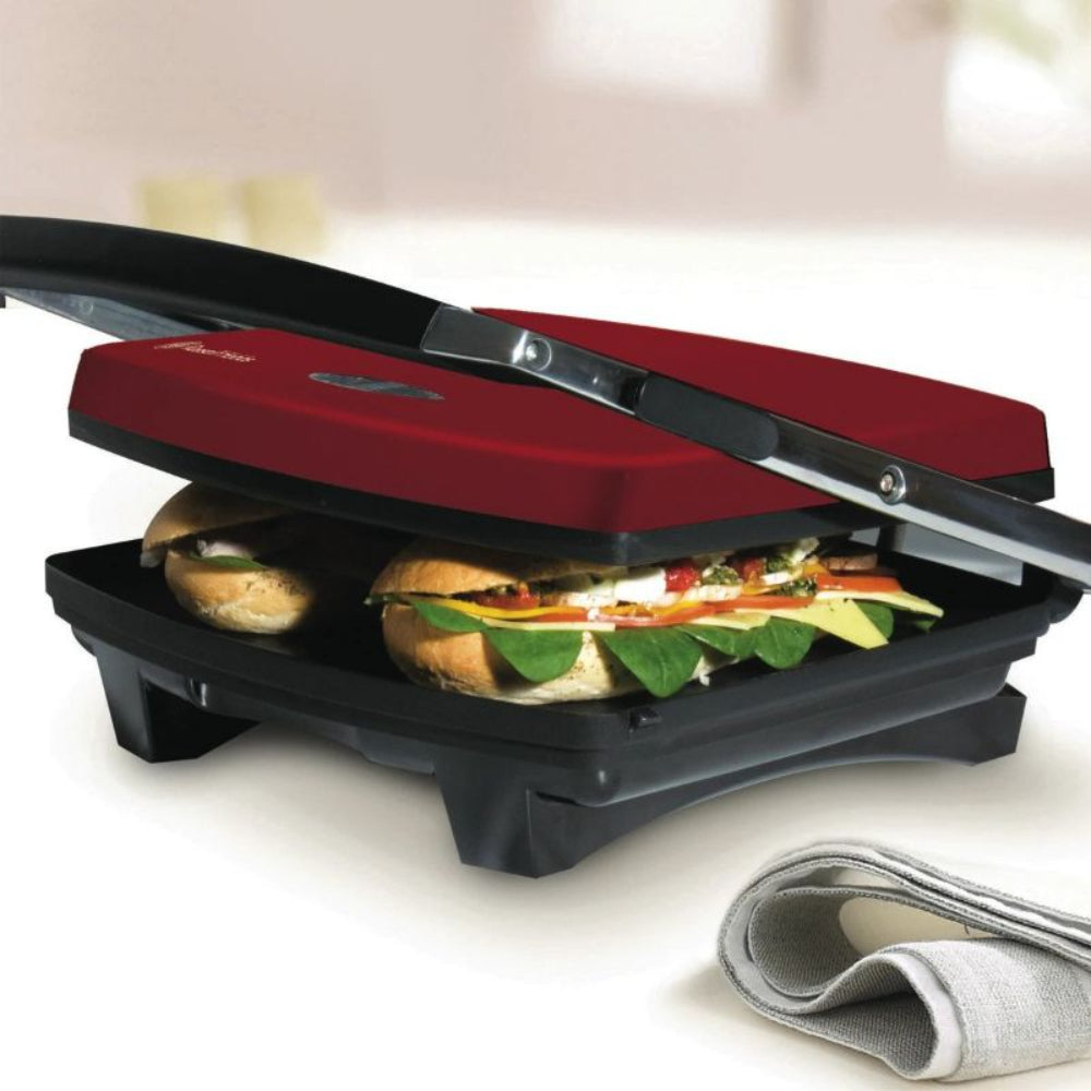 Russell Hobbs RHSP801RED Sandwich Press Red Warranty 2 Years