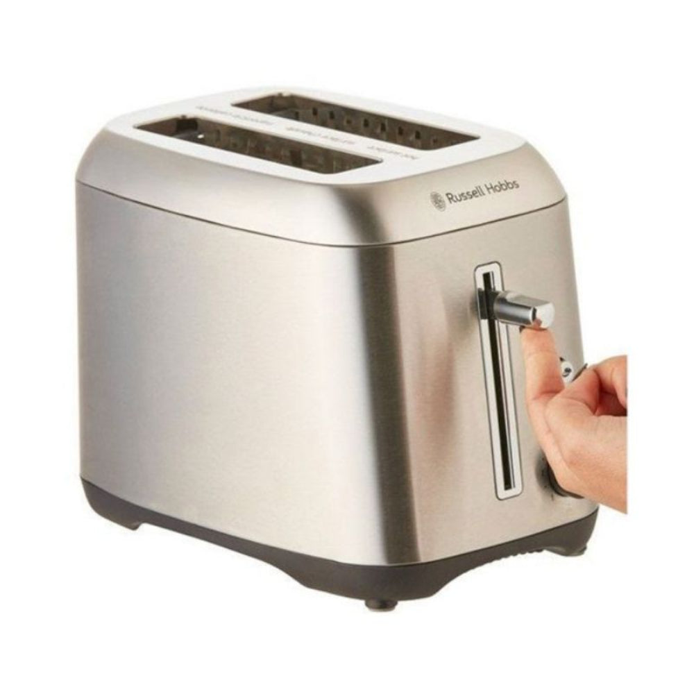Russell Hobbs RHT82BRU Carlton 2 Slice Toaster Brushed Stainless Steel