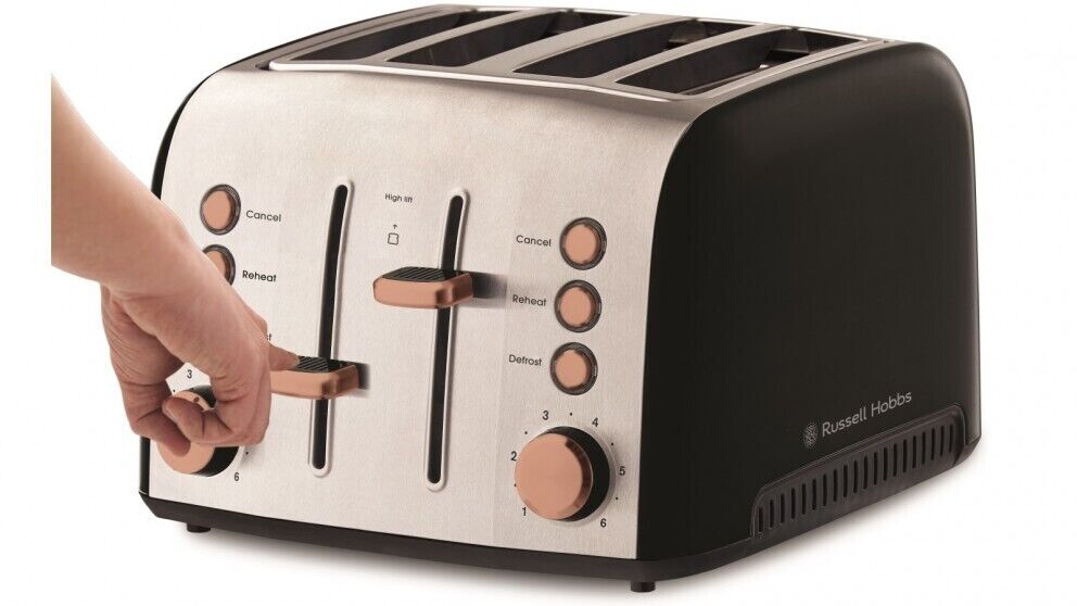 Russell Hobbs Brooklyn 4 Slice Toaster Copper RHT94COP