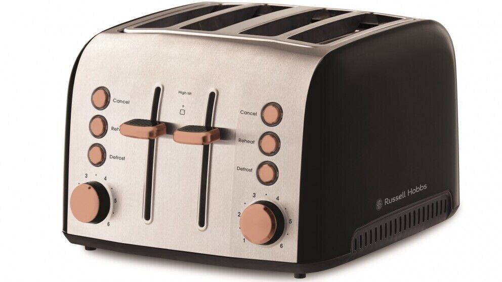 Russell Hobbs Brooklyn 4 Slice Toaster Copper RHT94COP