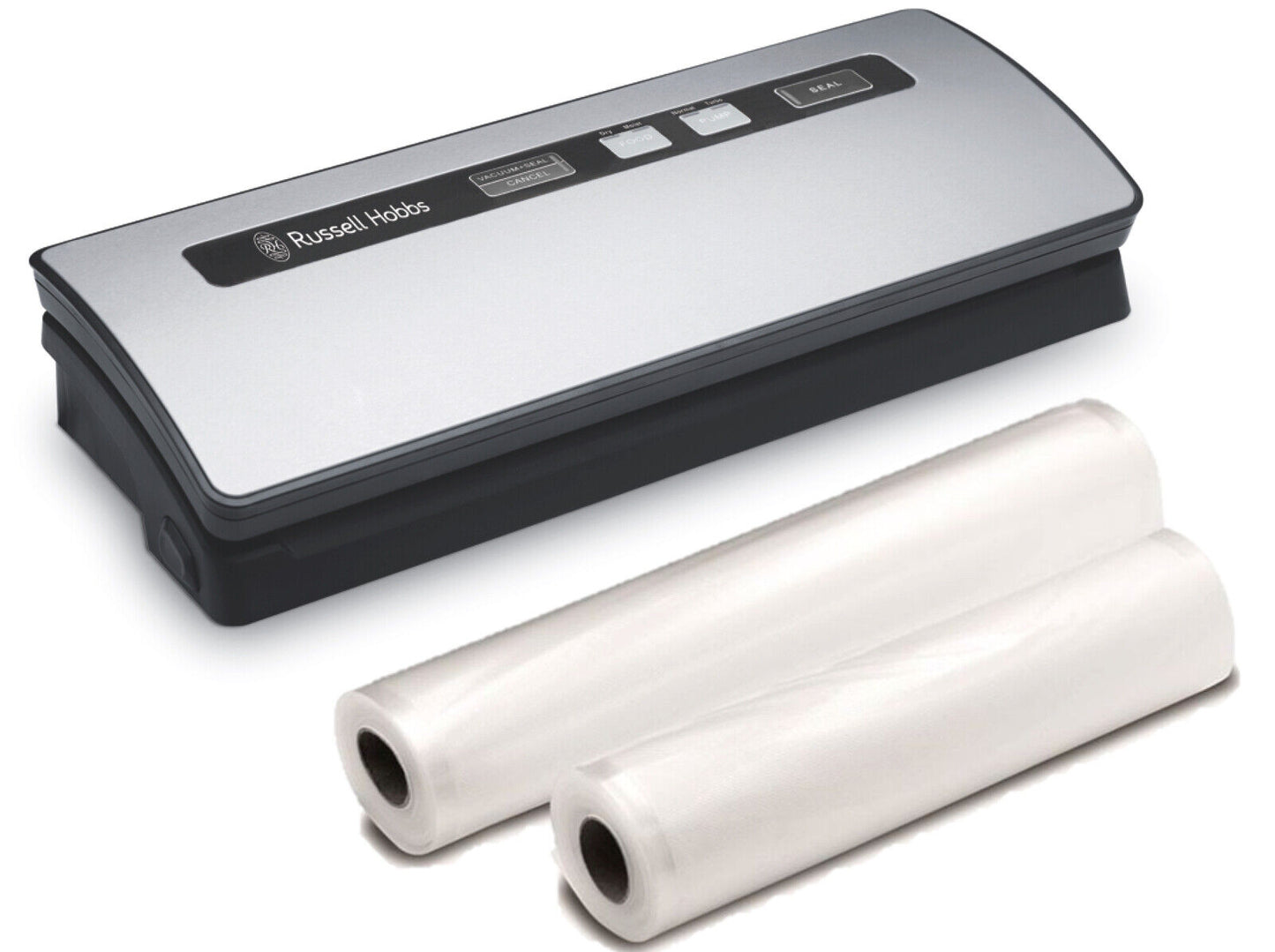 Russell Hobbs RHVS1+ RHVS6R Vacuum Sealer w/ Bonus Seal Fresh Rolls