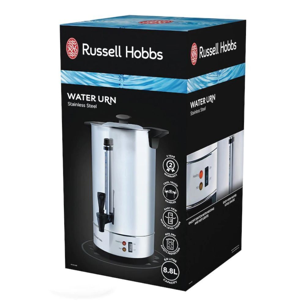 Russell Hobbs RHWU88 Water Urn 8.8 Litre - Silver