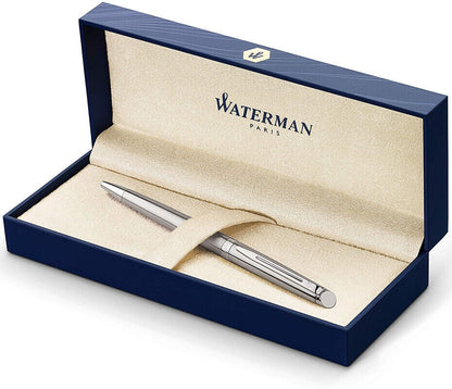 Waterman Hemisphere Stainless Steel Chrome Trim Ballpoint Pen