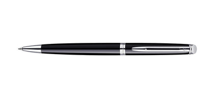 Waterman Hemisphere Black Lacquer Chrome Trim Ballpoint Pen