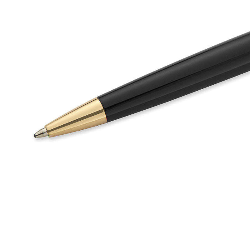 Waterman Hemisphere Black Lacquer Gold Trim Ballpoint Pen