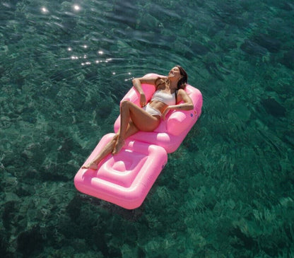 Sunnylife Inflatable Lilo Chair - Neon Pink