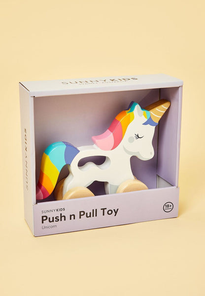 Unicorn Push n Pull Toy