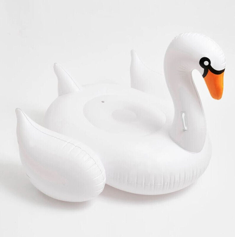 Sunnylife The Resort Original Luxe Ride-On Float Swan