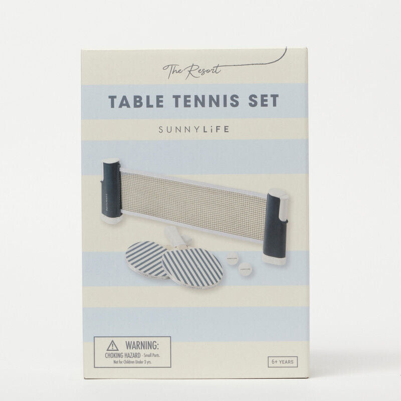 Sunnylife The Resort Table Tennis Set Coastal Blue