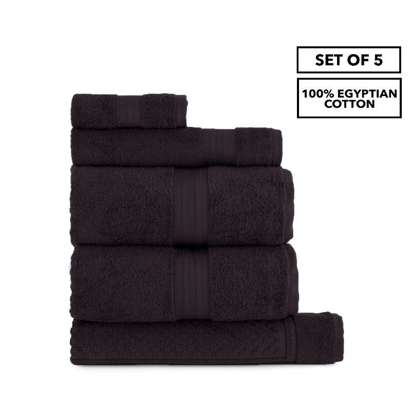 Sheraton Egyptian 5 Piece Towel Pack - Slate