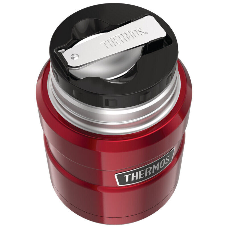 Thermos 470ml Stainless King Vacuum Insulated Food Jar - Red