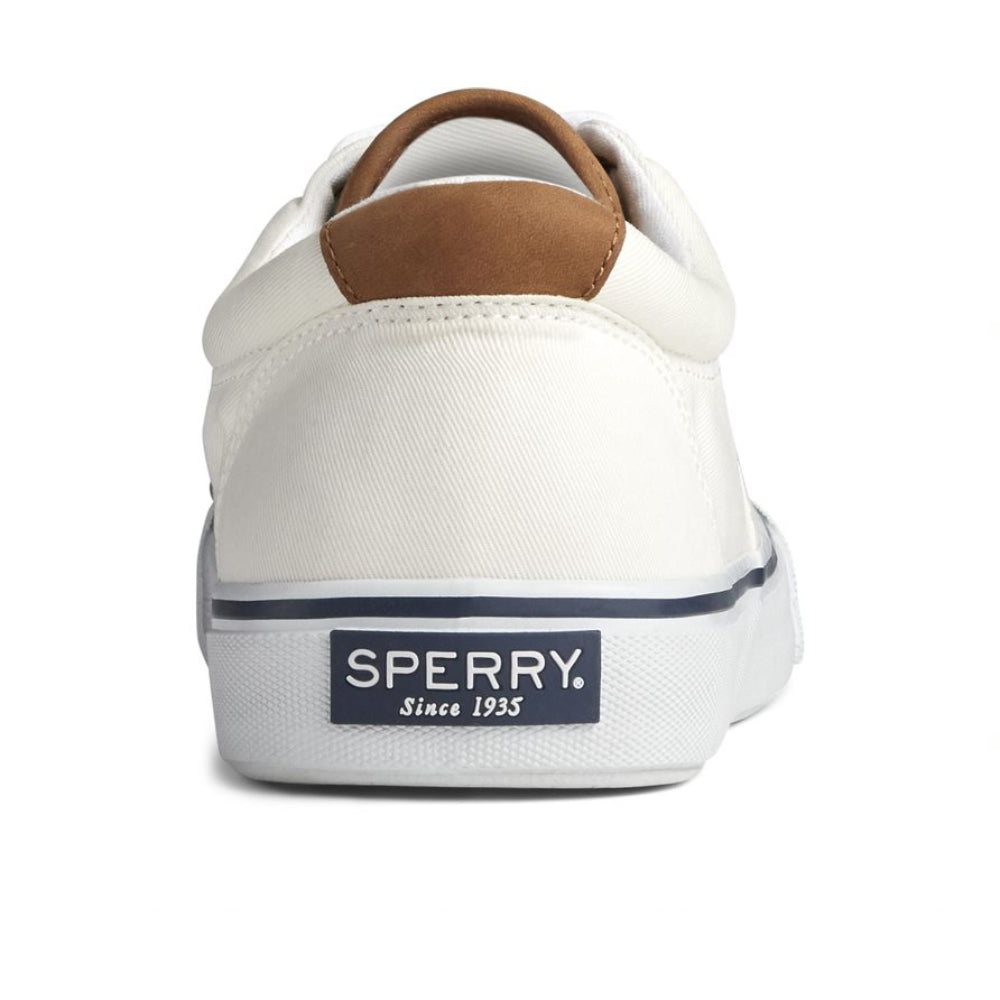 Sperry Men's Striper II CVO SW Sneaker - White -Canvas Cotton - Size 11