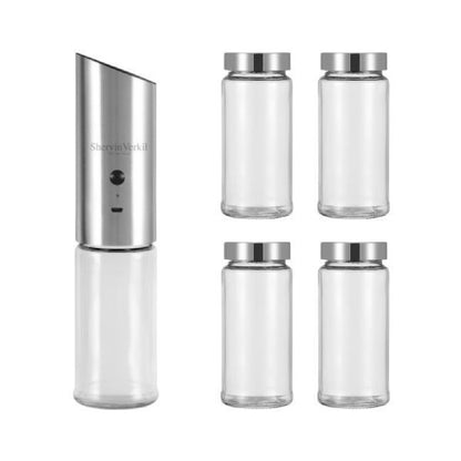 Shervin Verkil Gravity Grinder and Glass Jar Set - SVGGJ