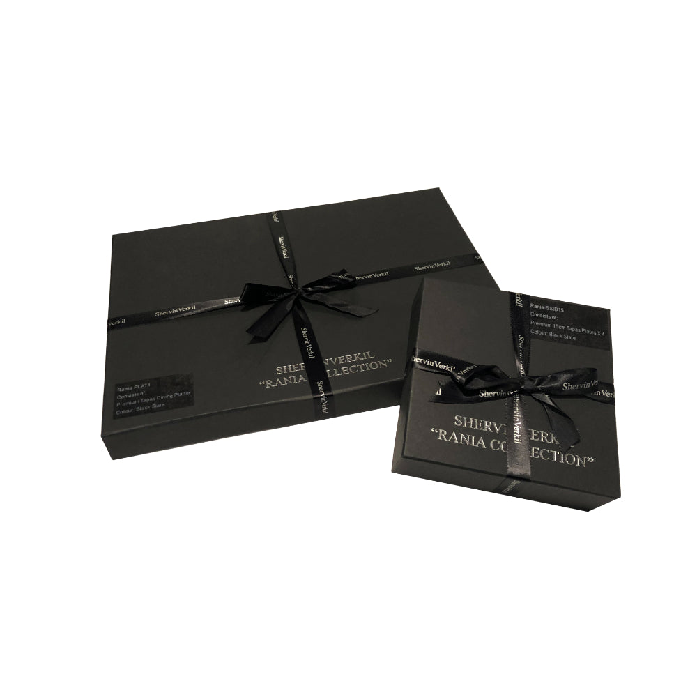 Shervin Verkil Rania Tapas Platter and Plates - 5 Piece Set