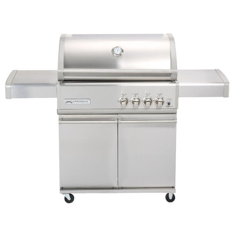 Crossray Infrared 4 Burner Trolley BBQ Grill