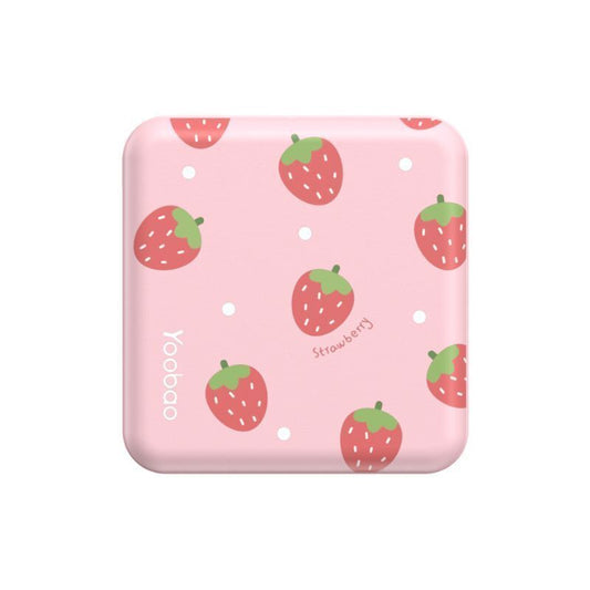 Yoobao Two Output Mini Cube 10000mAh Power Bank - Pink Strawberry